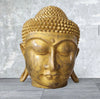 Serenity Carved: Handcrafted Rustic Wooden Buddha