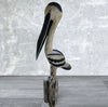 Splendid Soarer: Hand-Carved Rustic Wooden Pelican