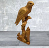 Sovereign Soarer: Hand-Carved Rustic Wooden Eagle